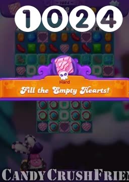 Candy Crush Friends Saga : Level 1024 – Videos, Cheats, Tips and Tricks