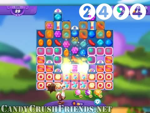 Candy Crush Friends Saga : Level 2494 – Videos, Cheats, Tips and Tricks