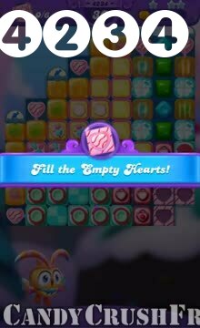 Candy Crush Friends Saga : Level 4234 – Videos, Cheats, Tips and Tricks