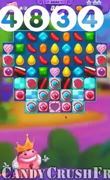 Candy Crush Friends Saga : Level 4834 – Videos, Cheats, Tips and Tricks