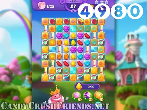 Candy Crush Friends Saga : Level 4980 – Videos, Cheats, Tips and Tricks