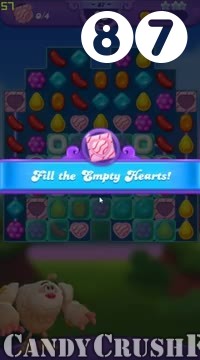 Candy Crush Friends Saga : Level 87 – Videos, Cheats, Tips and Tricks
