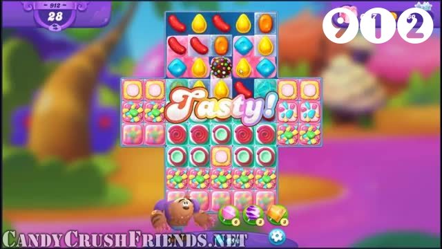 Candy Crush Friends Saga : Level 912 – Videos, Cheats, Tips and Tricks