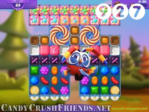 Candy Crush Friends Saga : Level 927 – Videos, Cheats, Tips and Tricks