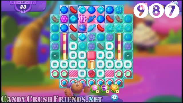 Candy Crush Friends Saga : Level 987 – Videos, Cheats, Tips and Tricks